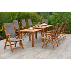 Merxx Acapulco Set 9tlg. Flex Ausziehtisch