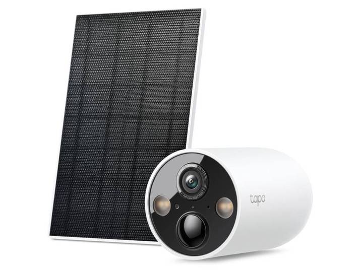 Caméra de Sécurité TP-Link Tapo TC85 2K 4MP Extérieure + Panneau Solaire Tapo A201