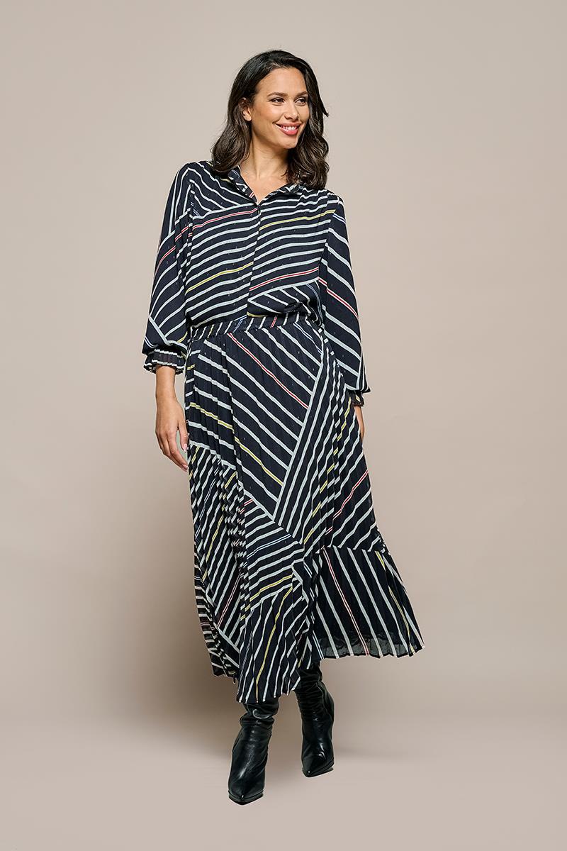 Norita Print Rok Zwart / Multi