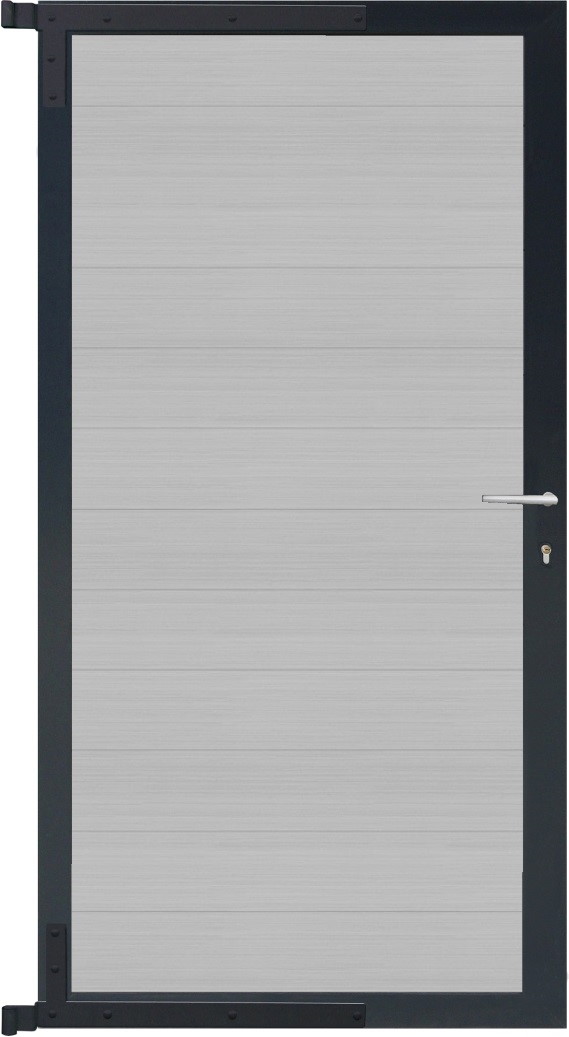 TETZNERJENT MAX-Tor-Komplettset 90 x 173 cm, Füll. smoke white 16971065