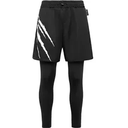 PLEIN SPORT Sportleggings SCRATCH, Größe XXL in Schwarz 02