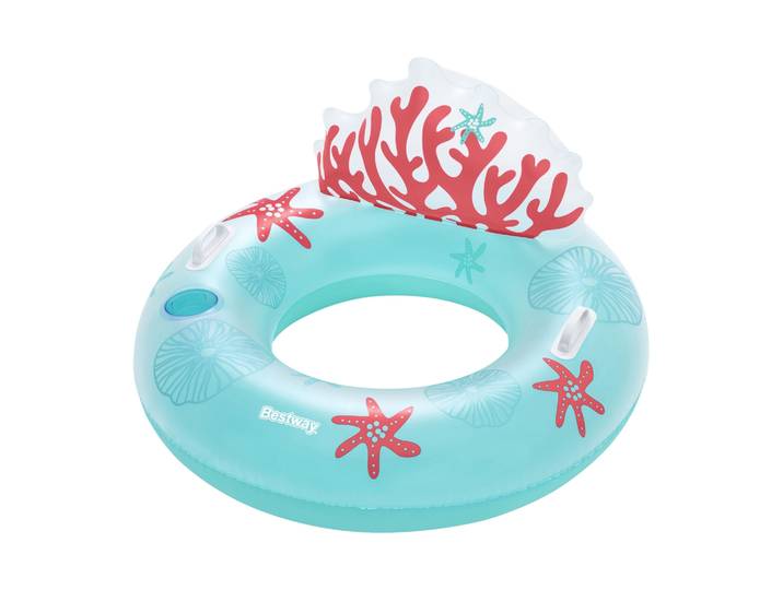 Schwimmring mit Rückenlehne Coral Bliss 97 cm