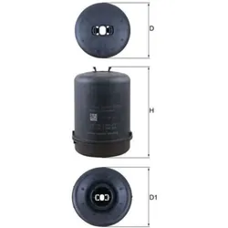 Ölfilter MAHLE OZ 10