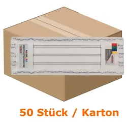 Sprintus Premium Microfasermopp 50 cm mit Ihrem Firmenlogo 50 Stück/Karton Wischmöppe mit Ihrer Eigenmarke
