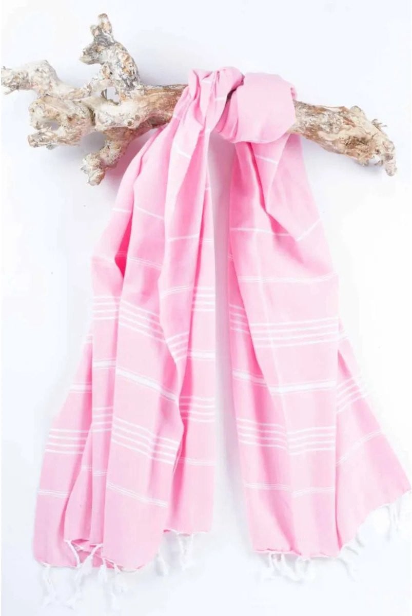Hamamdoek Take Me To The Beach! Pink 180 x 100 cm