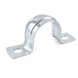 Halbschelle Rohrschelle zweilaschig verzinkt - 18 mm