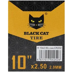 Premium Schlauch 2.0mm Dicke 10x2,5 Ventil 90x90o Black cat