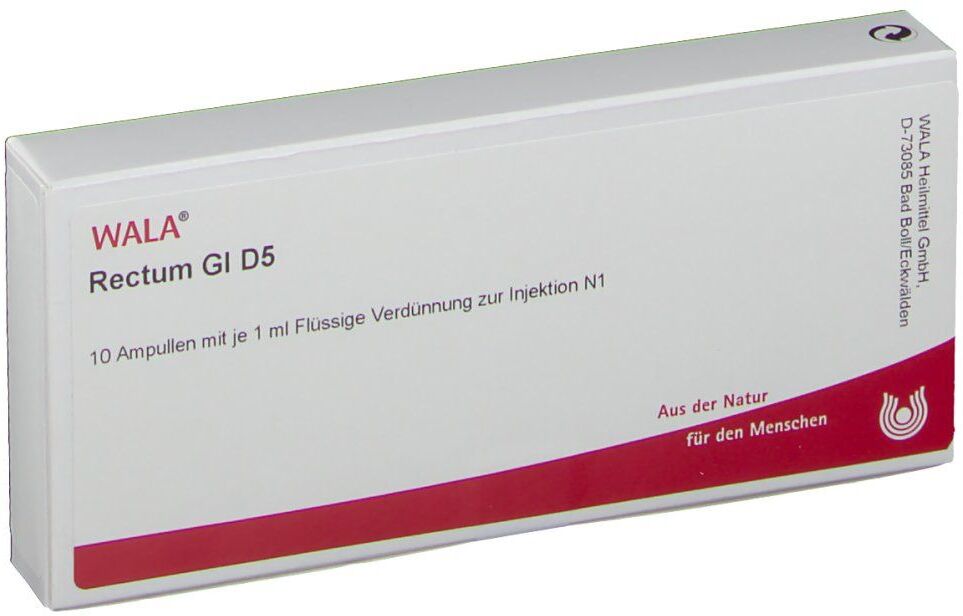 WALA Rectum GL D 5 Ampullen 10x1 ml