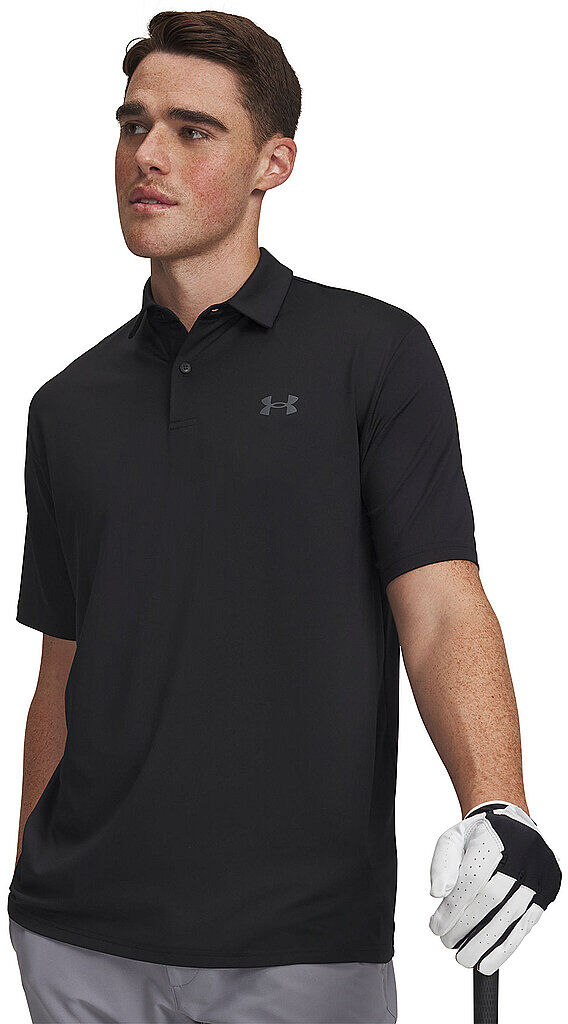 UNDER ARMOUR Herren Polo UA Matchplay schwarz   M M