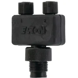 Eaton 174707 SWD-Splitter IP67, von Stecker M12 auf zwei 3-polige Buchsen M8 SWD4-SP-3084