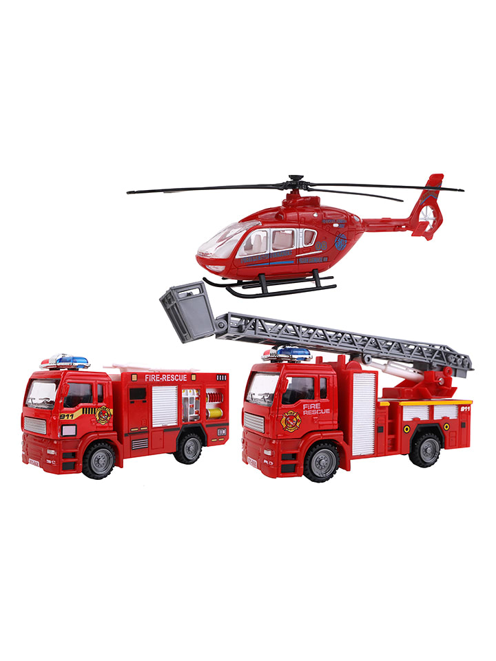 MGM Hubschrauber & Feuerwehrautos - ab 3 Jahren - onesize