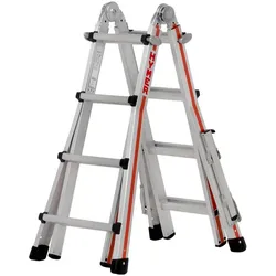 kaiserkraft, Leiter + Gerüst, Teleskopleiter (Anlegeleiter, 402 cm)