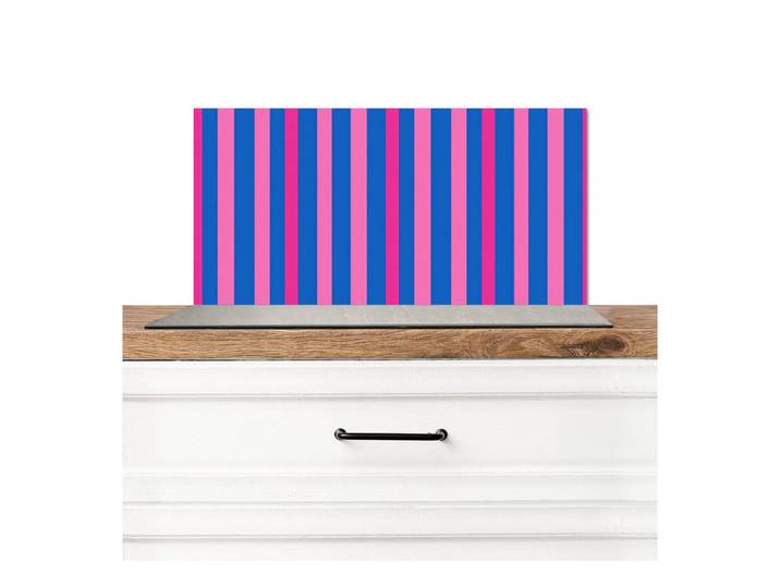 KitchenYeah Küchenrückwand Modern - Optisch - Rosa, (1-tlg), Küchenrückwand Platte, Spritzschutz, 120x60 cm