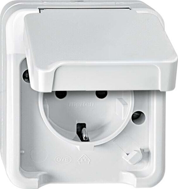Merten Prise SCHUKO polar blanc MEG2300-8019 (MEG2300-8019)