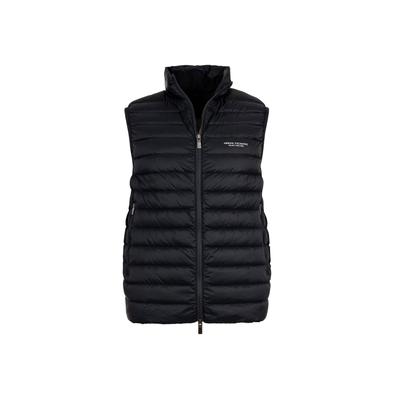 Steppweste ARMANI EXCHANGE "Steppweste DOWN WAISTCOAT 1er Pack", Herren, Gr. XL, blau (dunkelblau), Obermaterial: 100% Polyamid PA., Westen Steppweste