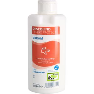 Dr.Schumacher Hautschutzcreme Descolind Expert Protect Cream, O/W-Emulsion, unparfümiert, 500 ml