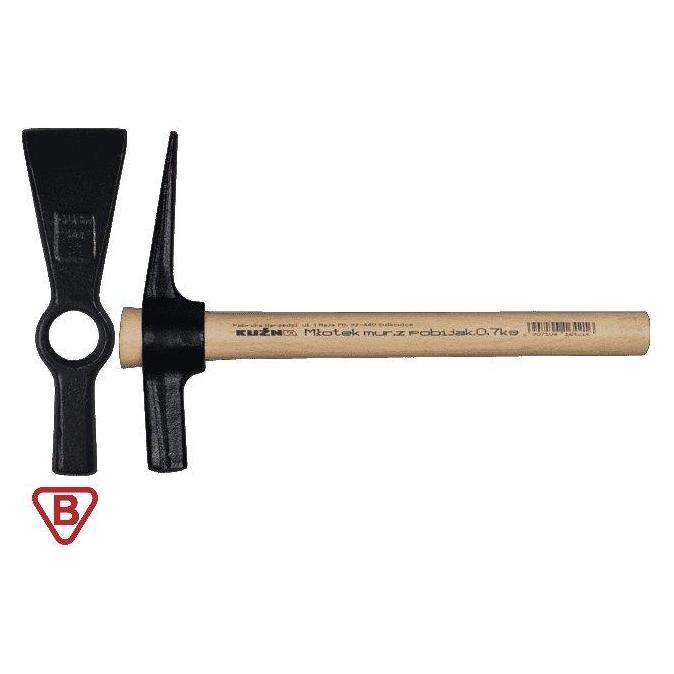 Kuźnia Kalvė Sulkovičius Hammer Ziegelhammer 700 g 320 mm (MLO MUR 0,7K) (700 g) (MLO MUR 0.7K)