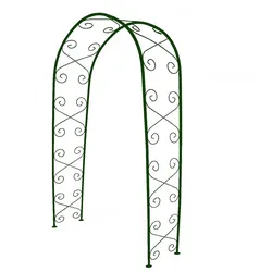 GreenYard Gartenbogen aus Metall, ca. 110 x 39 x 230 cm