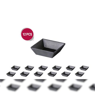 Stylepoint - 12x Schale viereckig - MST-BL5857 - 10x10,1x3,5cm - Asia