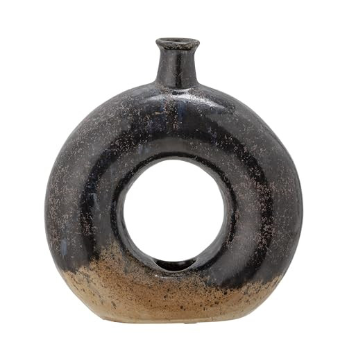 Bloomingville Vaas Baldvin, Bruin, Aardewerk