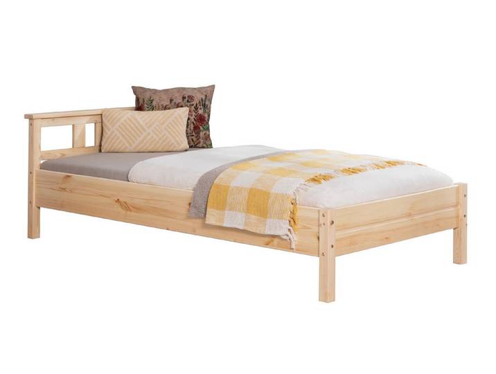 Ticaa Bettgestell Einzelbett und Doppelbett Merci Kiefer Natur