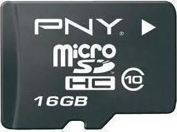 PNY Technologies SD MicroSD HC Kaart 16GB