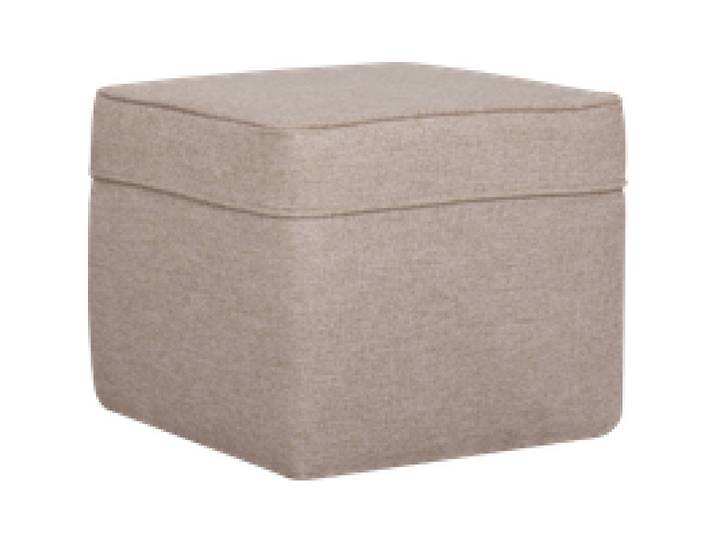 Pouf carré tissu Ondine