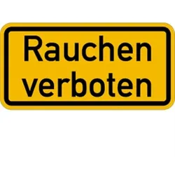 Schild Rauchen verboten, Aluminium, reflektierend RA1 (Typ 1), 600x300 mm