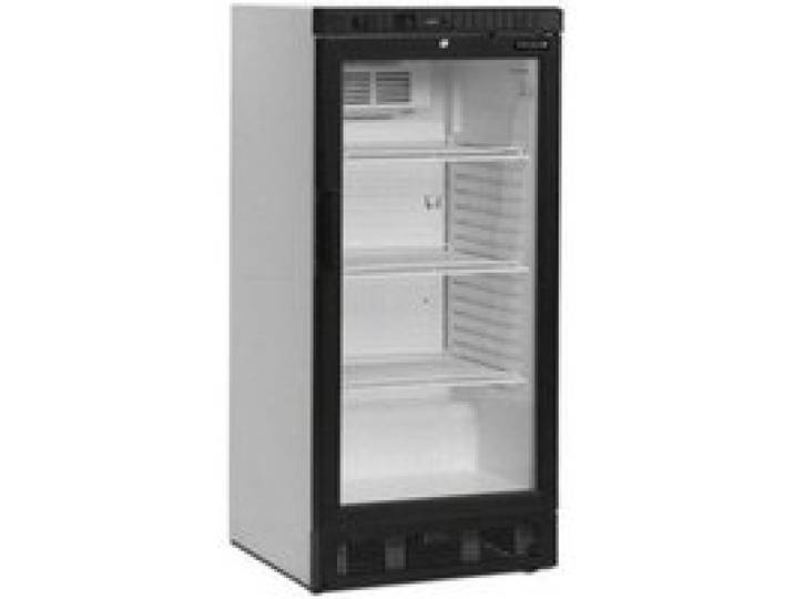 Mini-vitrine réfrigérée positive à boissons 190 Litres 4 niveaux blanche sur roulettes 229 W 220 V - MONO
