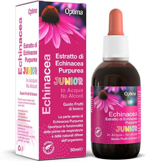 OPTIMA NATURALS Srl Optima, Echinacea Estratto Junior, 50 ml