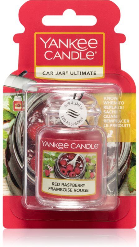 Yankee Candle Red Raspberry désodorisant voiture à suspendre 1 pcs