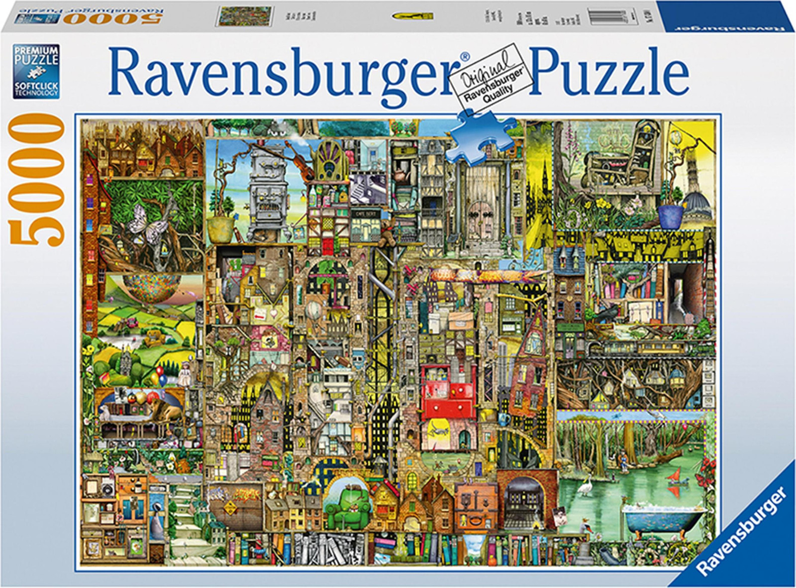 Ravensburger Puzzel Een bizarre stad - 5000 stukjes