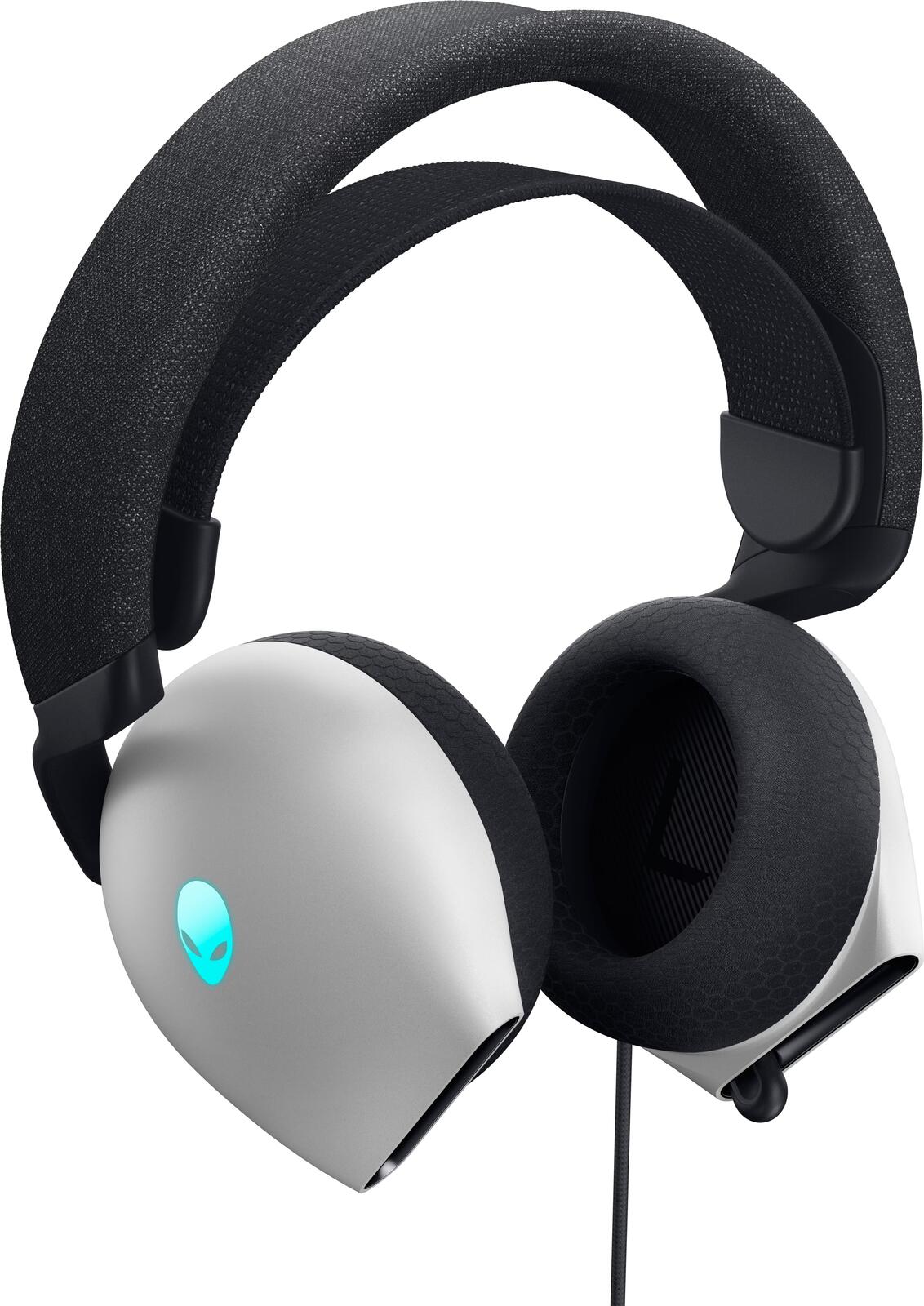 Dell Alienware kabelgebundenes Gamingheadset AW520H, Lunar Light AW520H-W-DEAM