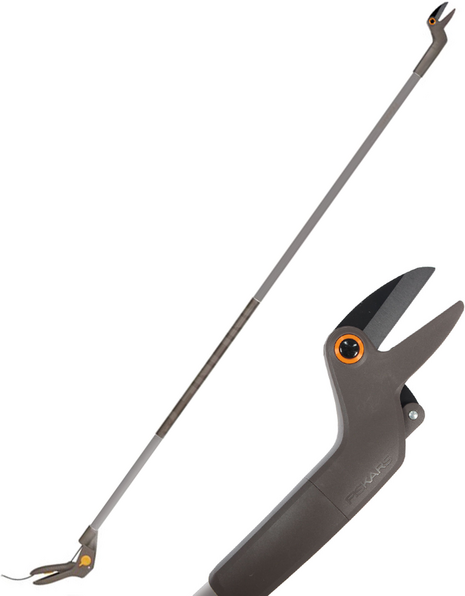 Fiskars Light UP69 - Forbice da potatura con manico lungo orientabile - Ø 12 mm
