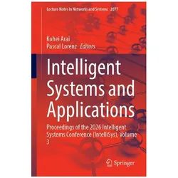 Intelligent Systems and Applications, Fachbücher von Kohei Arai, Pascal Lorenz