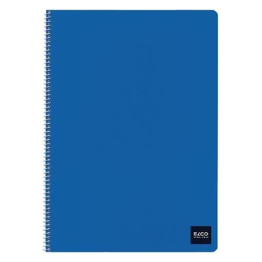 Elco Notizheft mit Spiralbindung 17.5 cm x 22 cm, 10 Stück (A5, Kariert, Weicher Einband) (72882.07)