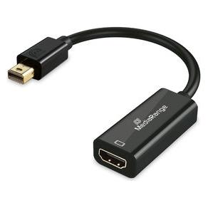 MediaRange Mini DisplayPort zu HDMI Konverter, 10 Gbps, 20cm, Schwarz (HDMI) (MRCS236)