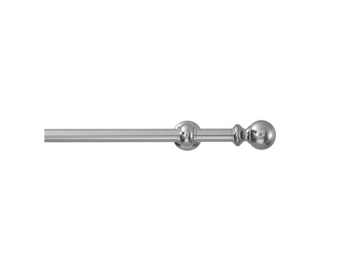 Vorhangstange, Chromfarben, Metall, 410 cm, Heimtextilien, Vorhänge, Vorhangstangen, Vorhangstangenset