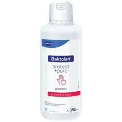 BODE Baktolan protect plus pure 350 ml schützt vor wässriger Lösung und regeneriert rissige Haut