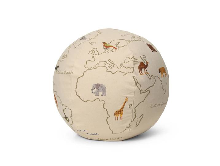 Ferm Living - The World Pouf, off-white