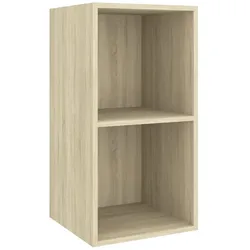 Helloshop26 - Modernes modulares Wand-TV-Möbel mit Stauraum 37 x 37 x 72 cm aus Sonoma-Eichenholz-Verbundwerkstoff 02_0047850