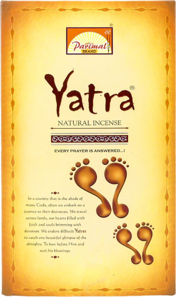 Parimal Yatra Natuurlijke Wierook Slof Voordeelbox 12 x 17 gram