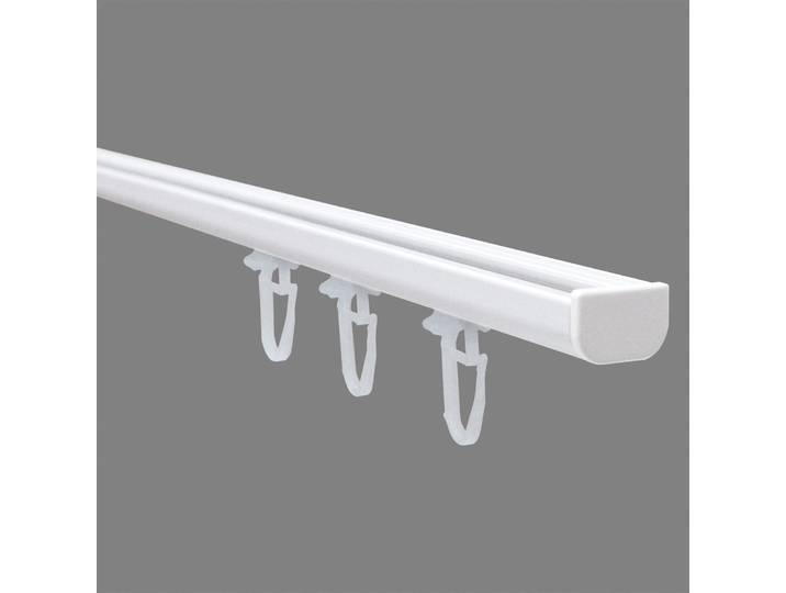 Vorhangschiene GOOD LIFE Avana Gr. 2, weiß, L:160cm, Aluminium, Kunststoff, Metall, Gardinenstangen, Vorhangschiene