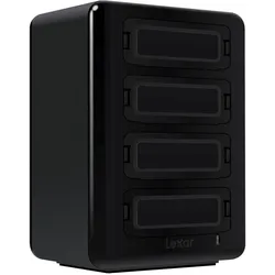 Lexar Workflow Professional hub HR2 USB 3.0/Thunderbolt (Thunderbolt), Dockingstation + USB Hub, Schwarz