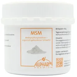 MSM 1000 mg Kapseln 80 St