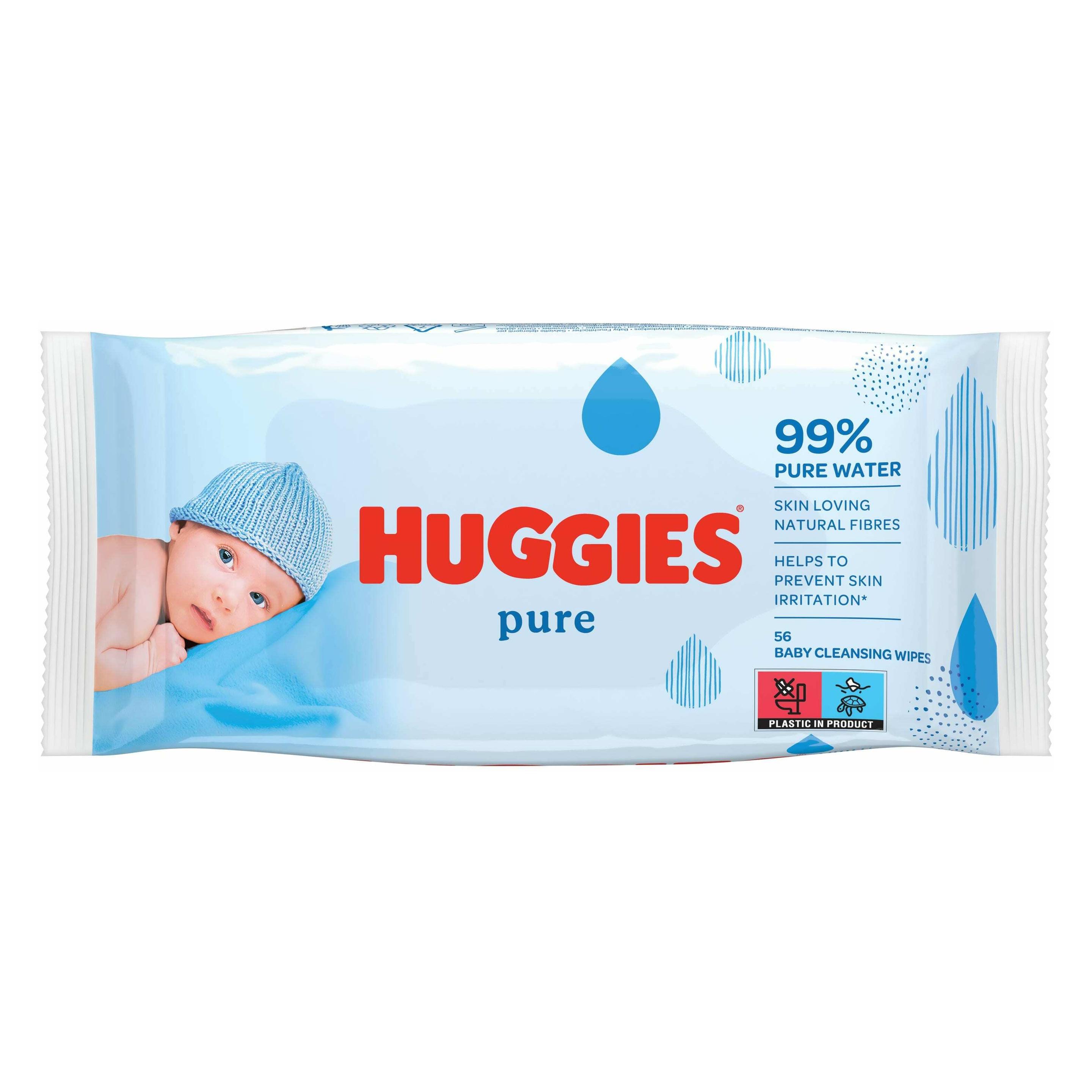 Huggies Feuchttücher Pure (1 x 56 Stk.) (9312742308605)