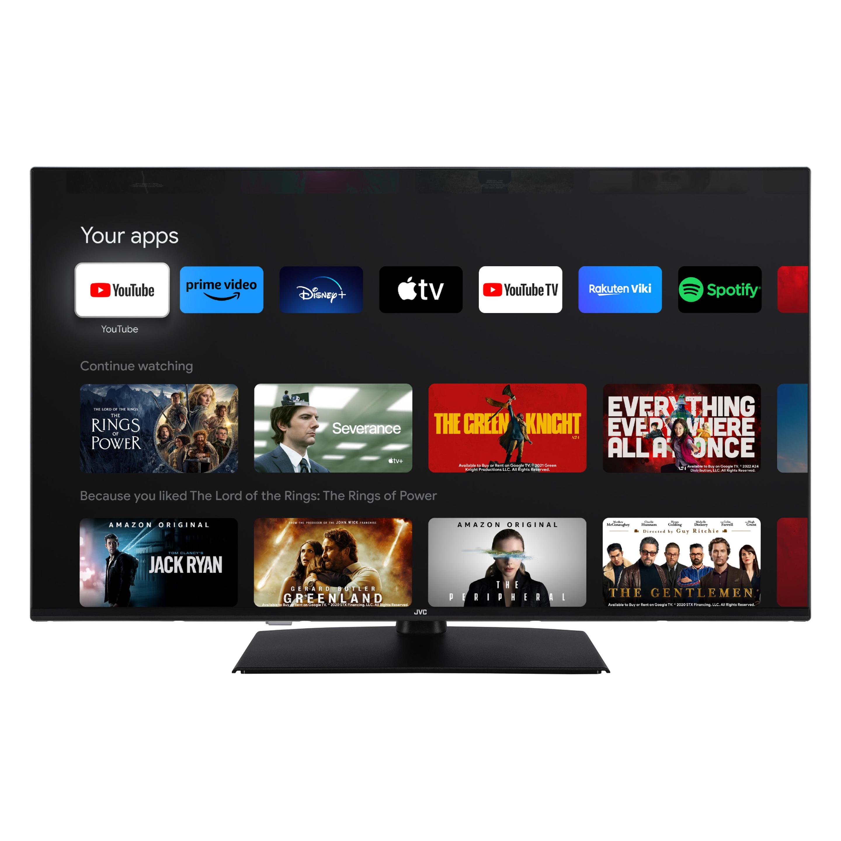 JVC LT-50VUQ3455 LED-TV UHD QLED TIVO (50", LED, QLED, 4K, DE) (823698)