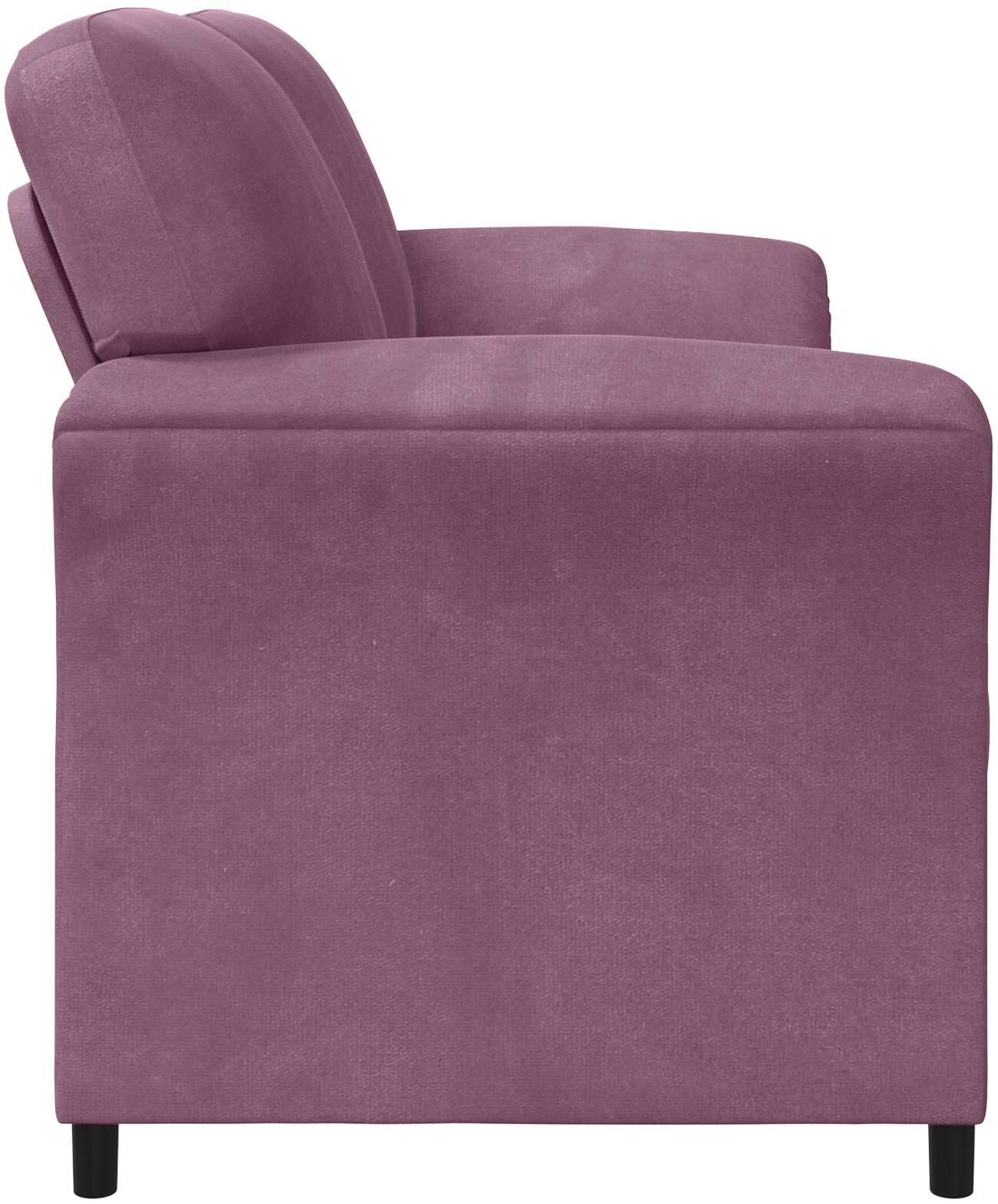 vidaXL Sofa 2 places Pourpre Velours