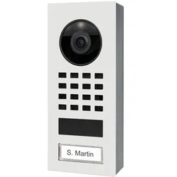 DoorBird D1101V Aufputz IP Video Türsprechanlage – RAL 9016