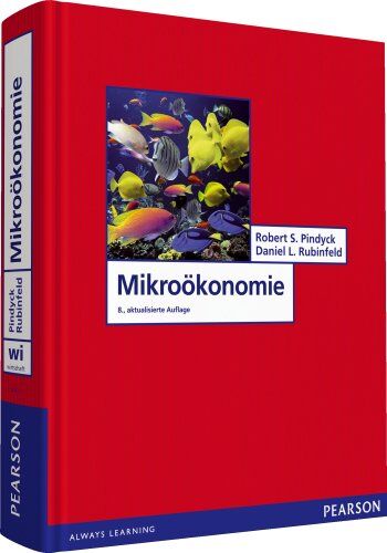 Pindyck, Prof. Dr. Robert S. - Mikroökonomie (Pearson Studium - Economic VWL) - Preis vom 09.10.2026 07:28:09 h